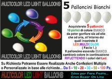 PALLONCINI LED LUMINOSI LUCE