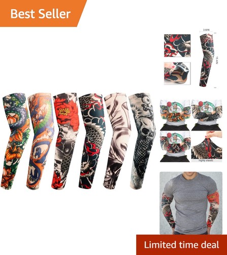 Manicotti uomo finti - , tatuaggi