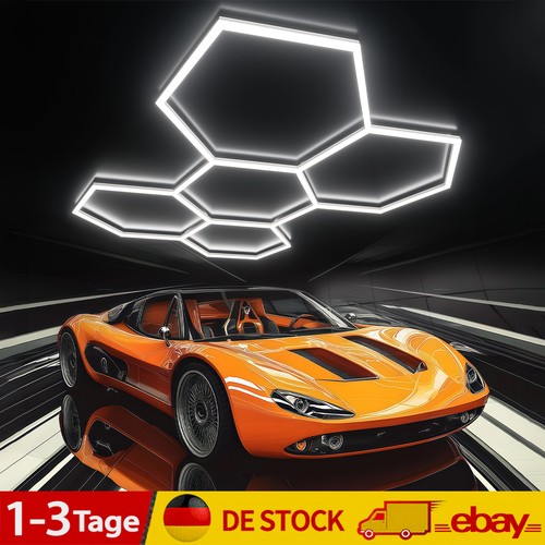 Hexagon led garage light - 5x,