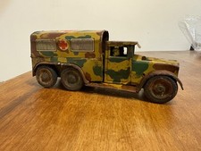 Antica ambulanza giocattolo in latta INGAP PADOVA anni 40