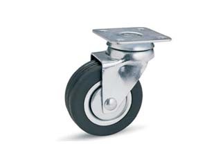 Ruote forcella gomma con - gomma,