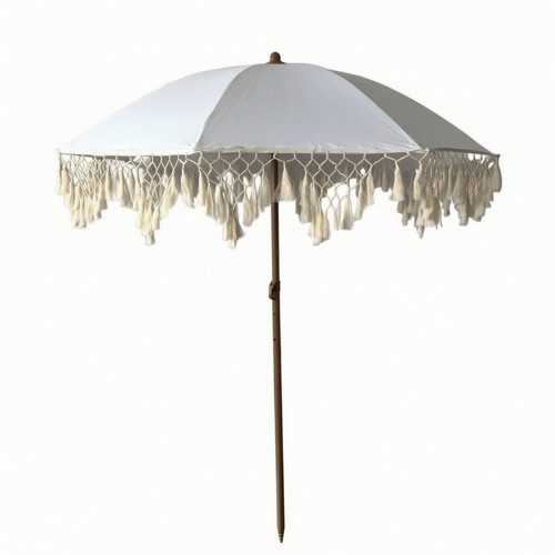 Ombrellone con frange boho - ombrellone,