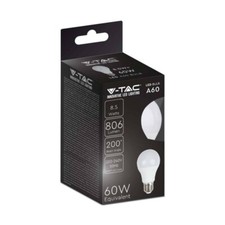 10 LAMPADINE LED E27 da 8,5w a 17w  V-TAC Ultima Generazione Hight Lumen