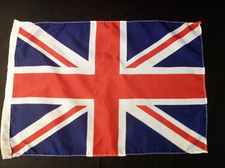 BANDIERA INGLESE IN TESSUTO  43X31CM CIRCA DA COLLEZIONE (s21)