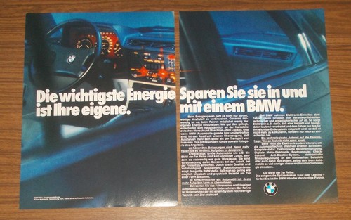 Seltene werbung bmw - seltene, 745i-