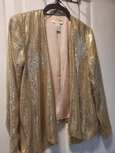 Giacca oro metallizzato - giacca, h&m