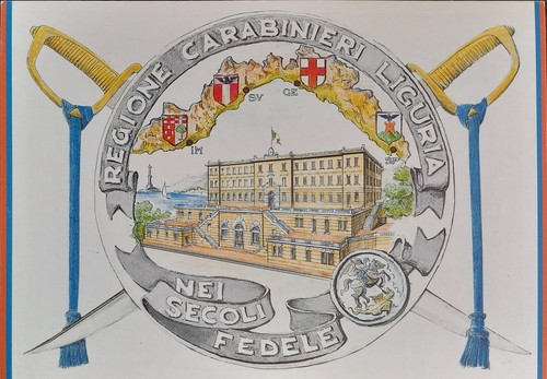 Cartolina carabinieri regione - cartolina,