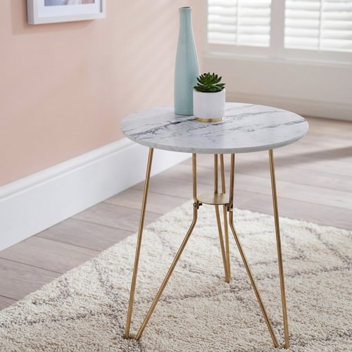 Tavolino rotondo chic - , da
