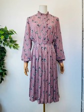 Abito midi plissettato