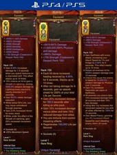 Diablo 3 RoS PS4/PS5 Softcore | Antico Pacchetto Barbaro Modded Anelli e Amuleto