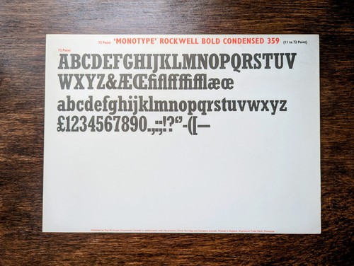 Antique 1950s typeface font - antique,