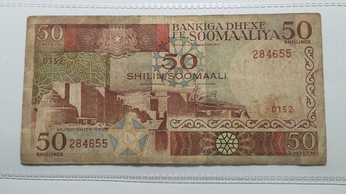 Banconote mondiali somalia - mondiali,