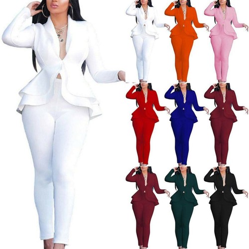 Tuta donna con - volant, blazer