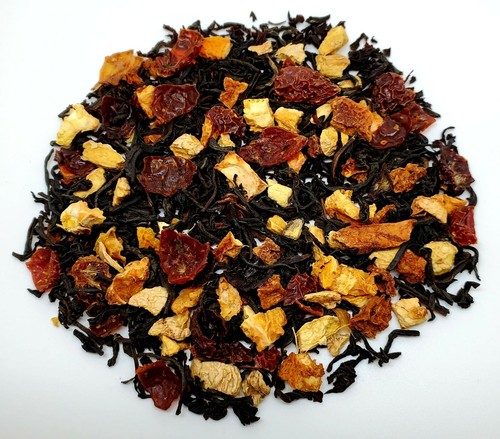 Tè nero allo zenzero rosa