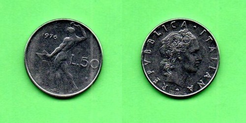 Italia lire 50 1976 - italia,