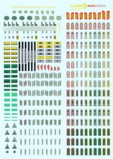 1/16 (120 mm) Uniforme tedesca seconda guerra mondiale Wehrmacht insegne AM-Works LW16001