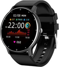 0,8 Cm Ultrasottile Smartwatch Sport Orologio Fitness Uomo Contapassi Polso Con 