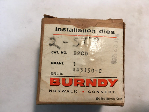 Burndy b2cd nest holding - #2,