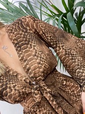 Abito pitonato disponibile in vari colori donna