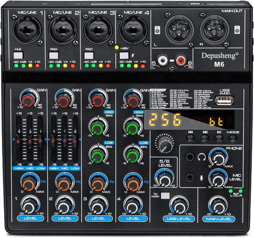 Mixer 6 canali console - a,