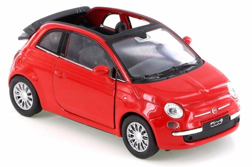 Fiat 500c 2010 rosso - 2010,, welly