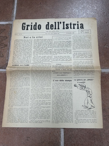 Grido dell istria nº19 - il,