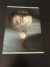 1991 VACHERON CONSTANTIN GENEVE OROLOGIO PUBBLICITA VINTAGE WATCH AD WERBUNG