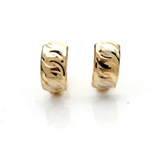 ORECCHINI IN ORO BIANCO GIALLO E ROSE' 18 CT 750 MADE IN ITALY