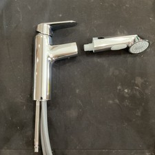 Rubinetto cucina Grohe Eurodisc Cosmopolitan estraibile in cromo lucido 33330002 