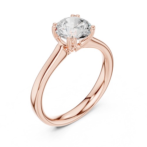 Anello solitario argento - anello,