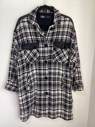 Giacca camicia shacket tweed