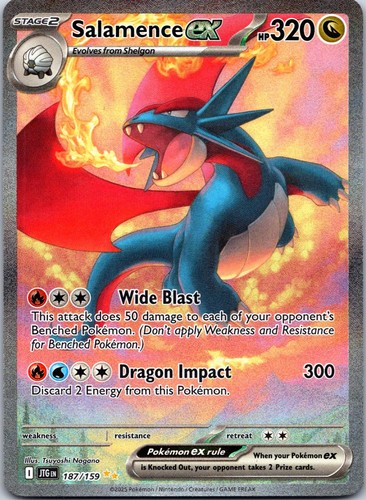 Salamence 187 159 - salamence, ex