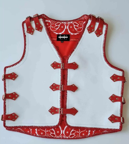 Gilet motociclista uomo pelle - motociclista,
