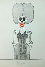 Tony Munzlinger ( 1934) STAMPA Vintage Litografia ARTE Contemporanea FIRMATA 900