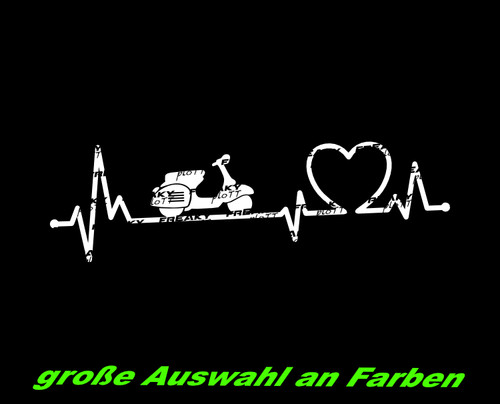 Adesivo love vespa moto - vespa,