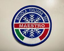 PATCH - SCUOLA ITALIANA  SPORT INVERNALI - 7,5 cm AD INCOLLARE O CON VELCRO