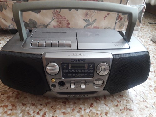 Sony radio cassette corder - sony, cd