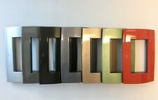 ABB Elos Placca 3 moduli di Metallo con finitura lucida 