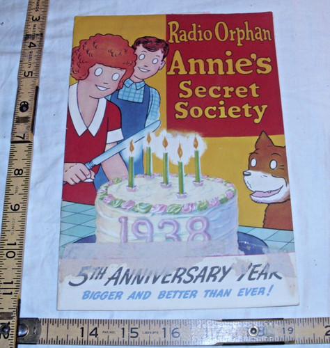 Radio orphan annie 1938 - radio, annie's