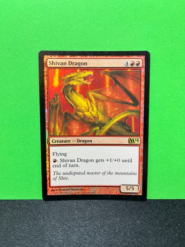 Foil shivan dragon drago - shivan, /