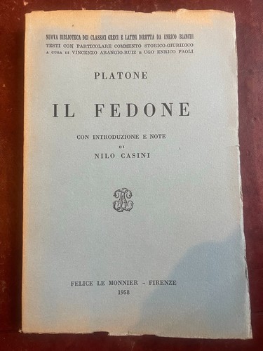 Platone fedone nilo casini - fedone,