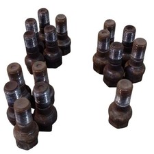 Bulloni ruota Peugeot lunghezza 48 mm chiave 17 kit 16 pezzi