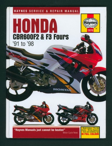 Honda cbr600f haynes - honda,