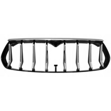 Mascherina Griglia Nera Con Modanatura Cromata Per Maserati Levante 2016 In Poi