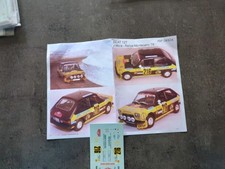 Decal decalc 1/43 Seat 127