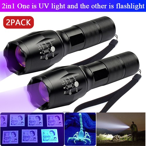 Torcia led ultravioletta - 2x,