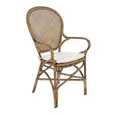 poltrona rattan vimini naturale design vintage poltroncina seduta poltrone