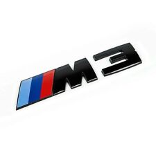 Emblema originale BMW M3 nero lucido 51148068580 scritta logo NUOVO