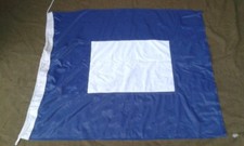 Bandiera di segnalazione Marina Militare (lettera P Papa) 