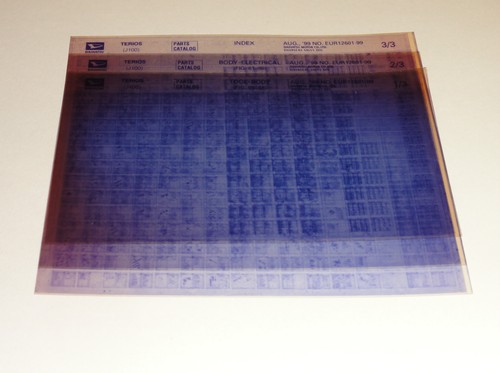 Microfiche catalogo ricambi - catalogo,